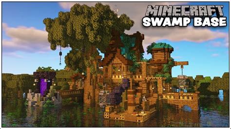 The Ultimate Minecraft Survival Swamp Base!!! [World Download] | Prosjekter