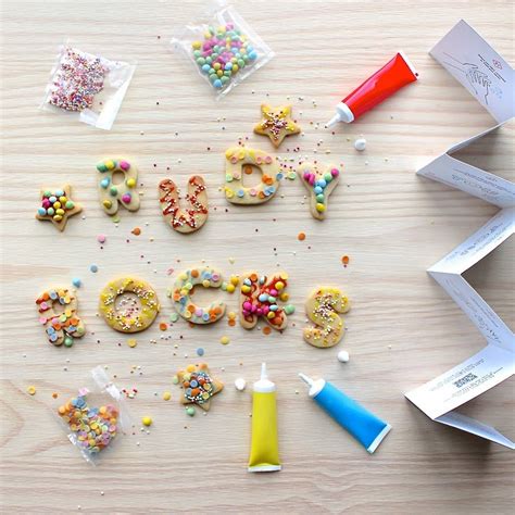 children's personalised alphabet biscuit decorating kit by bkd ...