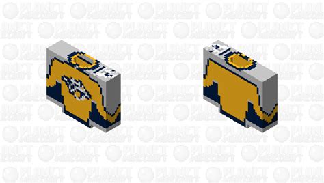 Nashville Predators Reverse Retro Jersey 128x128 Minecraft Skin