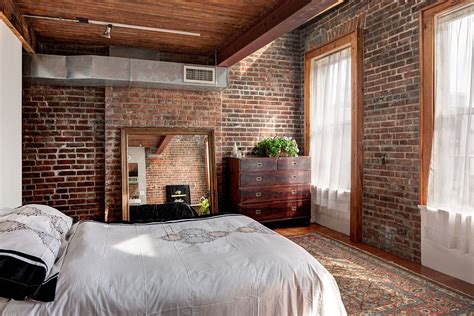 50 Delightful and Cozy Bedrooms with Brick Walls