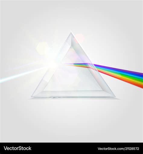 Spectrum prism picture Royalty Free Vector Image