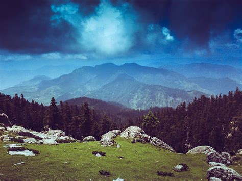 Mountains landscape with clouds and sky image - Free stock photo ...