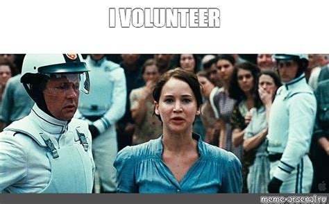 Meme: "I VOLUNTEER" - All Templates - Meme-arsenal.com