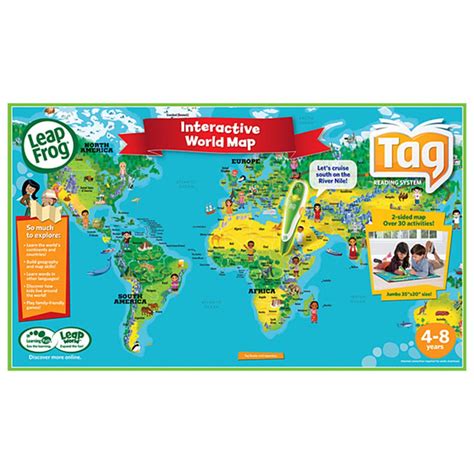 Leapfrog Interactive World Map_ – Map Of Us Topographic
