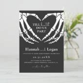 Halloween Wedding Invitation, Gothic Wedding Invitation | Zazzle