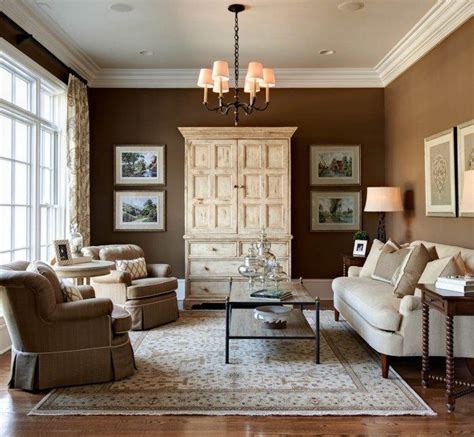 16 Brown Living Room Charming Interior Designs | Founterior