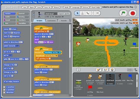 A capture the flag game created by students of Richard Bul… | Flickr