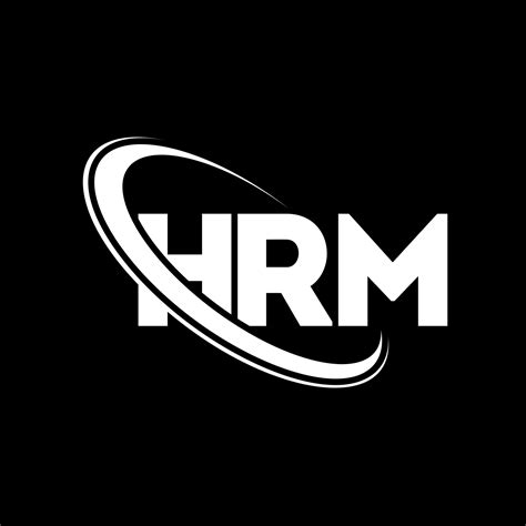 logotipo de hrm. carta hrm. diseño del logotipo de la letra hrm. logotipo de iniciales hrm ...