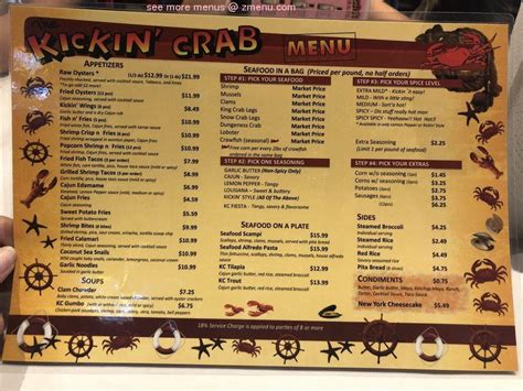 Online Menu of The Kickin Crab Restaurant, Rowland Heights, California ...