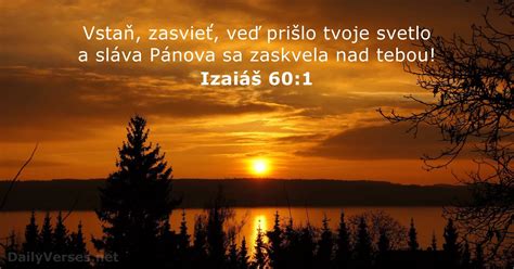 Izaiáš 60:1 - Biblický verš - DailyVerses.net