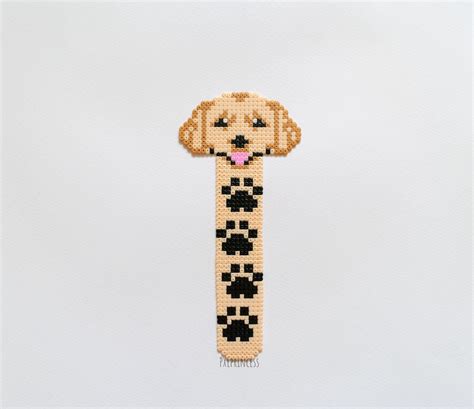 Cute Dog Bookmark Pixel Art Labrador Hama Perler Beads - Etsy | Perler bead disney, Hama beads ...