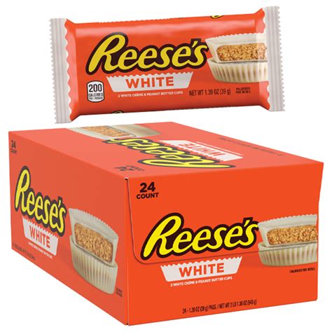 Reese's White Chocolate Miniature Peanut Butter Cups - Bulk Display Tub