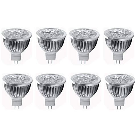 JKLcom 4W LED MR16 Bulbs 12V 4W LED Spotlight Bulb for Landscape Track light, MR16 GU5.3 Base,12 ...