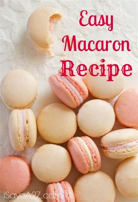 Easy Macaron Recipe - iSaveA2Z.com