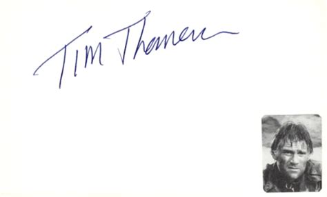 Tim Thomerson Signed Auto 3x5 Index Card Near Dark | eBay