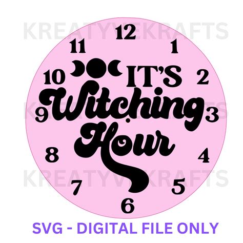 Clock Face SVG Cut File, Laser Cut File, Commercial Use, Instant ...