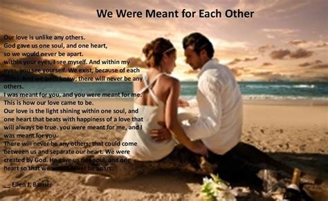 We Are Meant For Each Other Quotes. QuotesGram