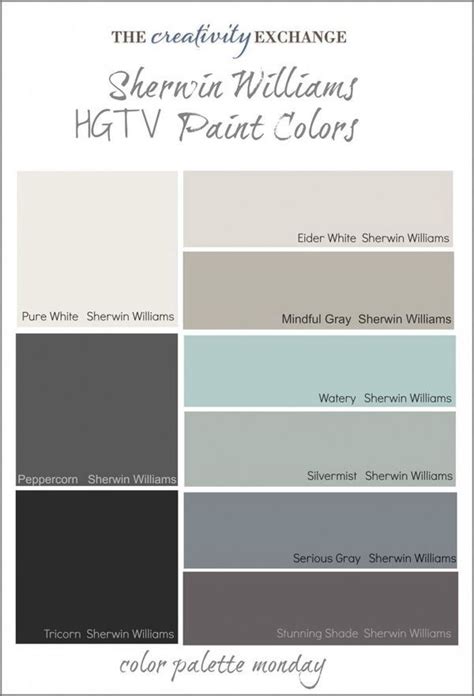 Sherwin Williams- I like watery and silver mist | spaces | Pinterest ...