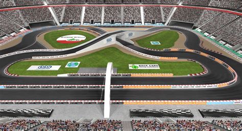 OpticalDreamSoft - Stadium Race Track 3D model