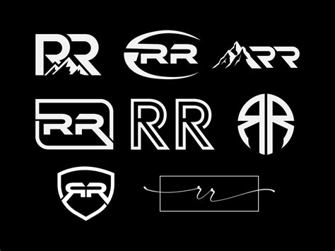 Monogram RR Logo Design Graphic by rajuahamed3aa · Creative Fabrica