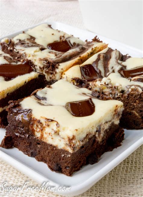 Sugar-Free Cheesecake Brownies {Low Carb, Keto, Nut Free}