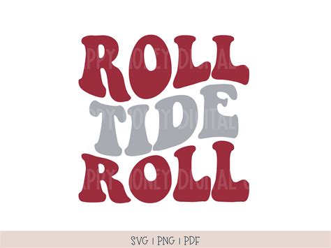 Roll Tide Svg Alabama Graphic by Happy Honey SVG · Creative Fabrica