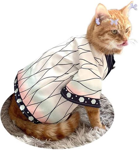 Cartoon Anime Kimetsu no Yaiba Pet Cartoon Costume Cosplay for Cat & Small Dog | Wish