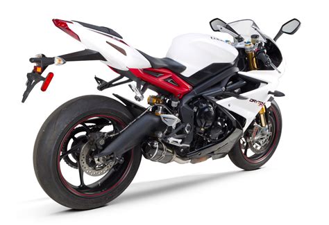 2014 Triumph Daytona 675R Gets More Top-End Power with the TBR S1R Exhaust - autoevolution