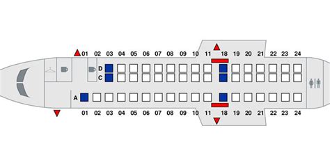 Embraer Rj145 Aircraft Seating Chart