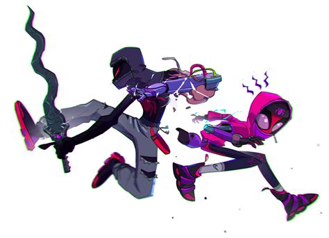 ArtStation - spiders. fan art spiderverse