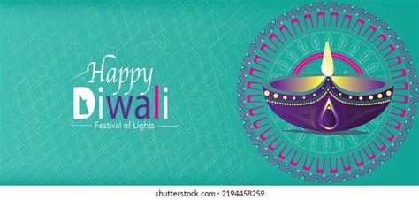 Happy Diwali Deepavali Vector Illustration Indian Stock Vector (Royalty Free) 2194458259 ...