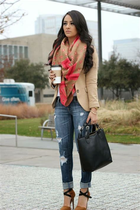 46 Trendy Ideas for Combining Blazer with Jeans | Perfect fall outfit ...