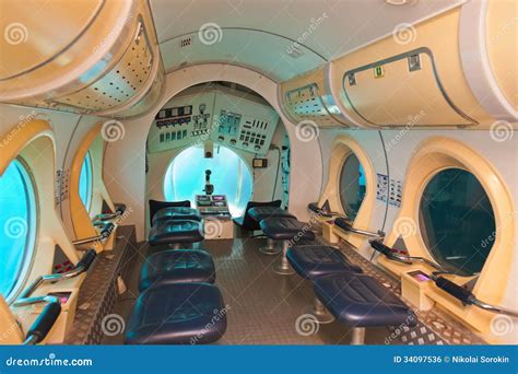 Touristic Submarine at Tenerife - Canary Spain Stock Photo - Image of ...