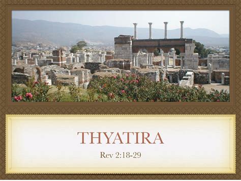 This week at CCD – Revelations – Thyatira | Christ Church Dingley