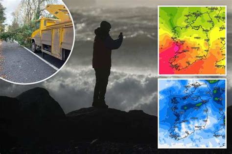 Met Eireann issue urgent thunderstorm and wind warning as 22 counties ...