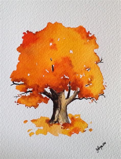 Image result for fall trees watercolor | Watercolor illustration, Fall watercolor, Colorful art