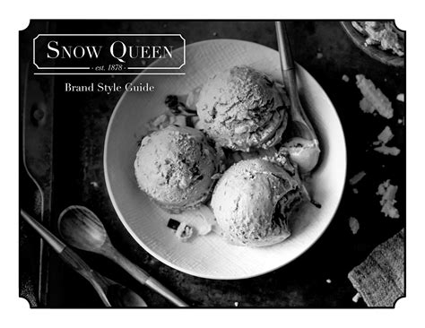 "Snow Queen" Style Guide on Behance