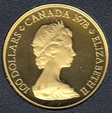 Canada - 100 Dollar 1978 "Canadian Unity" Elizabeth II gold - Catawiki