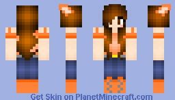 Fox Girl Minecraft Skin