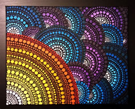 Image result for cuadros mandalas con puntillismo | Pintura de mandala, Mandala art, Pintura modelo