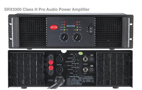 SRX3300 Class H Pro Audio Power Amplifier