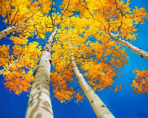 Pin by Nancy Norman on Art That Inspires Me | Aspen trees painting ...