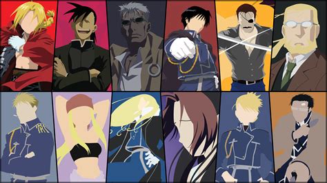 Fullmetal Alchemist Brotherhood character illustration, anime ...