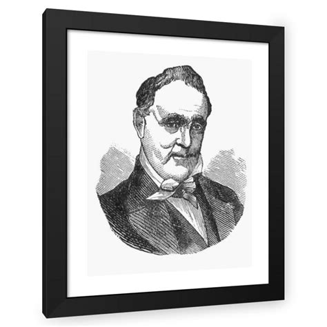 De Luan 15x20 Black Modern Wood Framed Wall Art Titled - A Late 19Th Century Portrait Of James ...