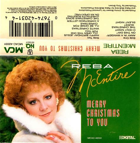 Reba McEntire - Merry Christmas To You (Cassette, Album) | Discogs