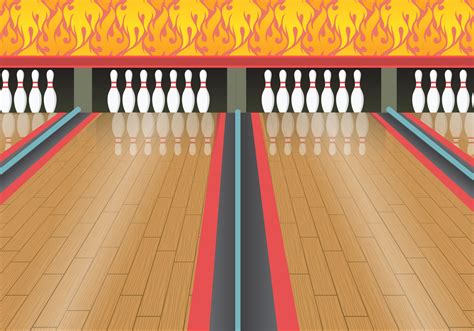 Bowling alley vector 102578 Vector Art at Vecteezy