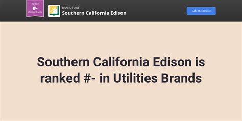 Southern California Edison NPS & Customer Reviews | Comparably