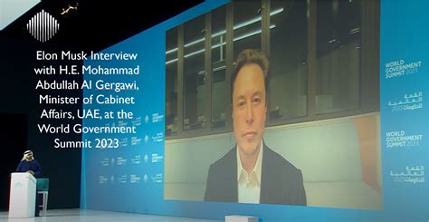 World Government Summit 2023 – Elon Musk Interviews