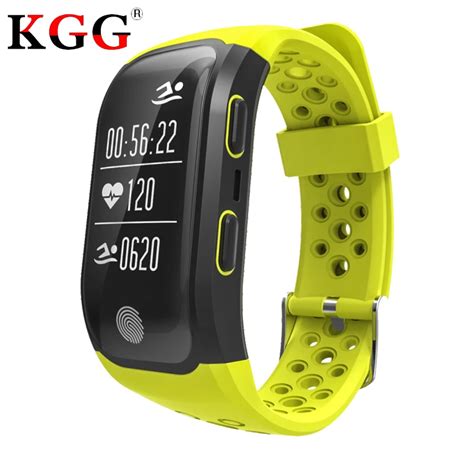 S908 Bluetooth GPS Tracker Wristband IP68 Waterproof Smart Bracelet Heart Rate Monitor Fitness ...