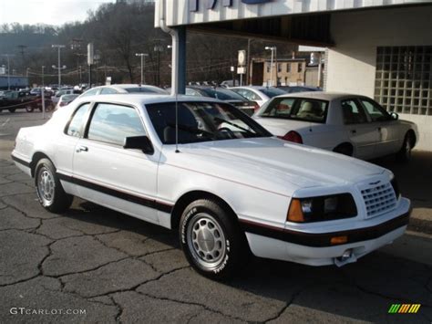 1986 Ford thunderbird turbo coupe specs